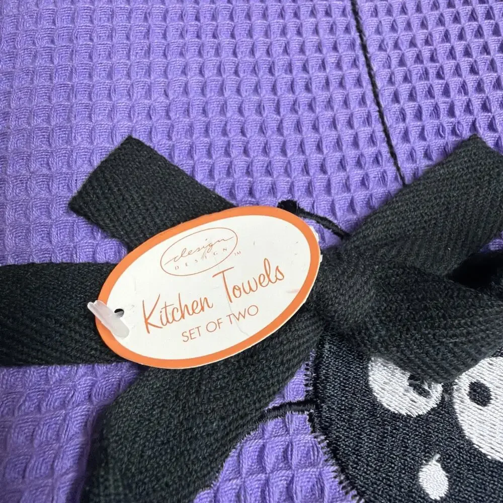Halloween Kitchen towels Rob Blackard Set Of Two -new